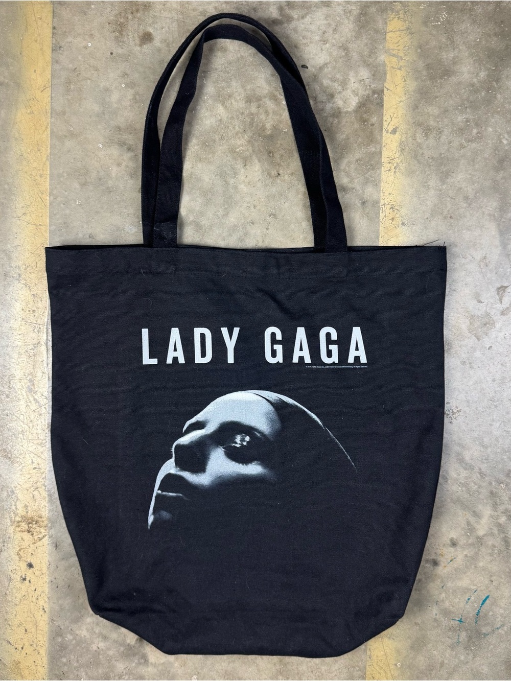 Lady Gaga Tote Bag Black Pop Concert Tour Merch 2016 Ate My Heart Bravado Merch